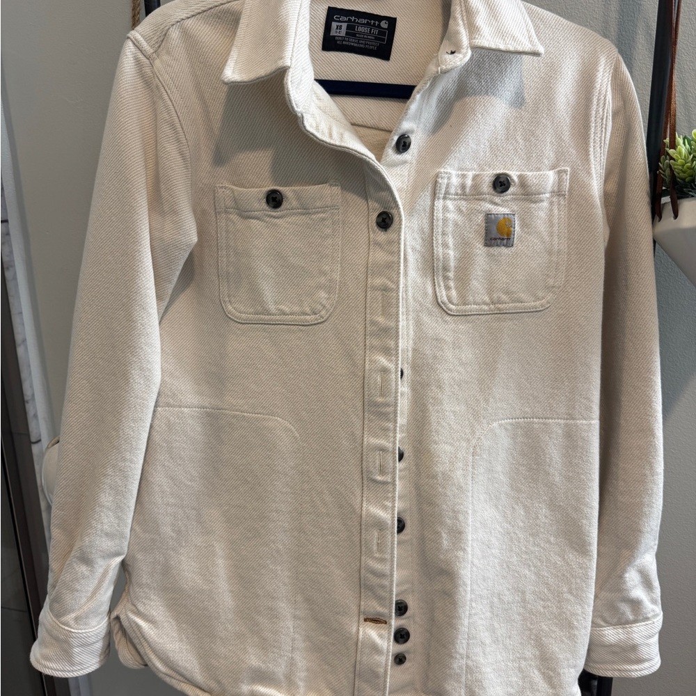 Carhartt Cream Loose Fit Jacket